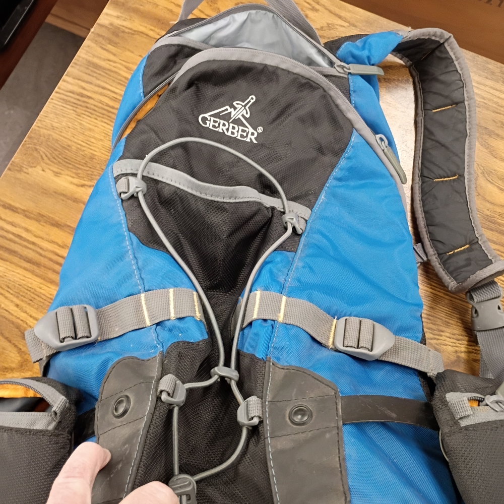 Gerber Blue and Black Men's Backpack